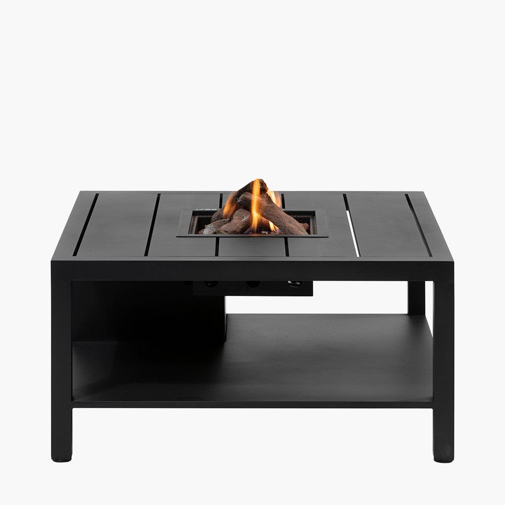 Pacific Lifestyle Outdoors Cosiflow 100 Square Anthracite Fire Pit Table House of Isabella UK