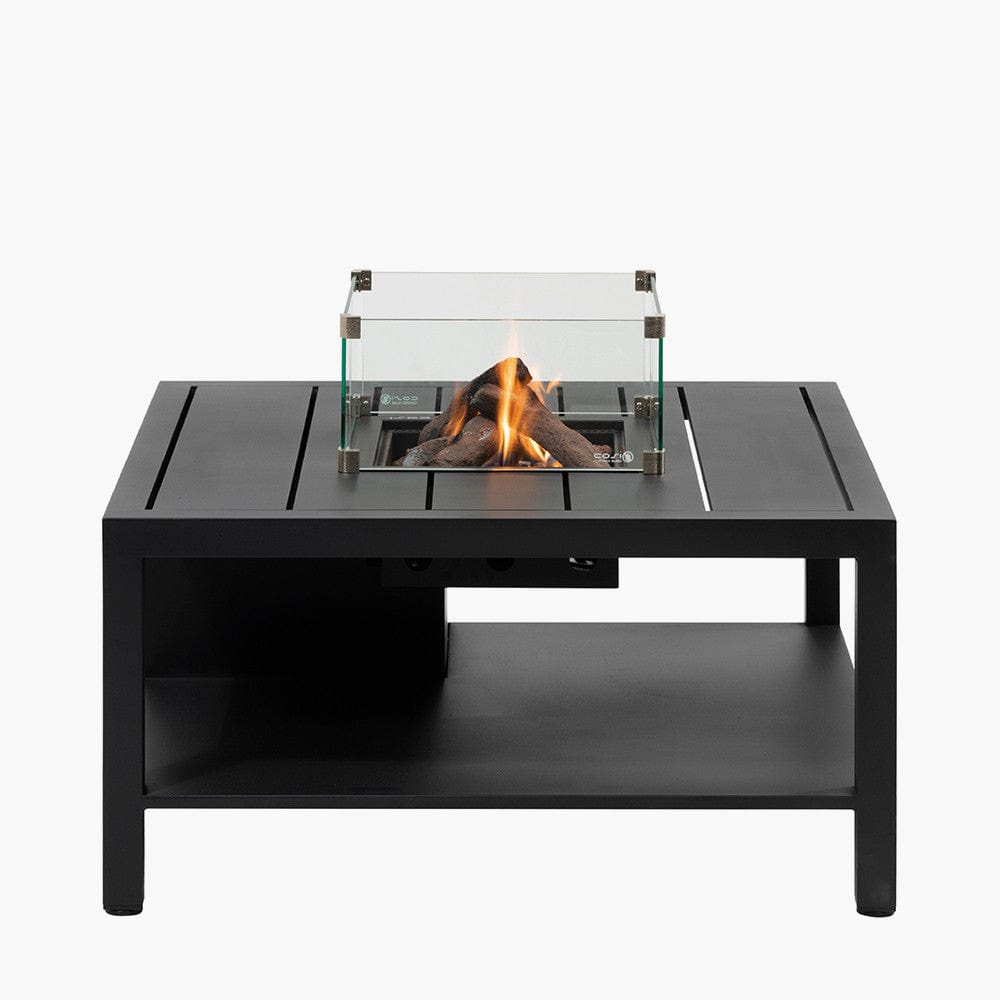 Cosiflow 100 Square Anthracite Fire Pit Table.