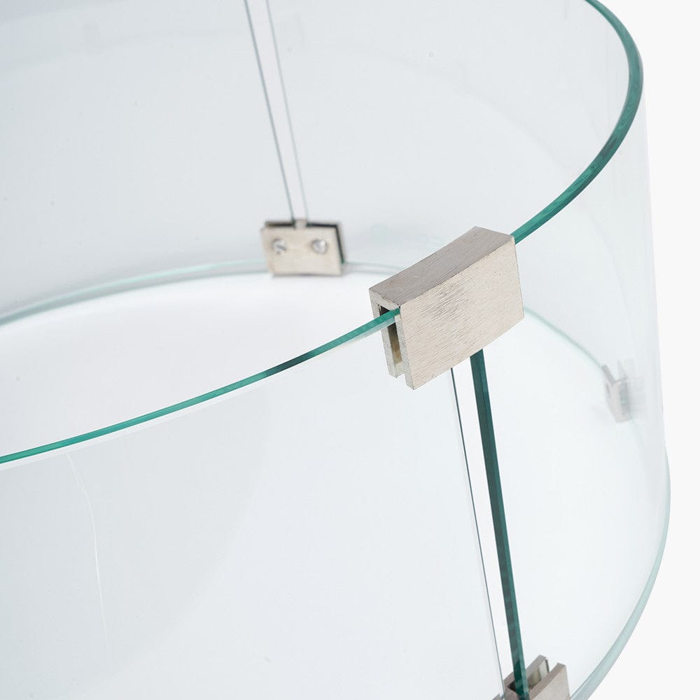 Cosiglass Set Round Fire Pit Large.