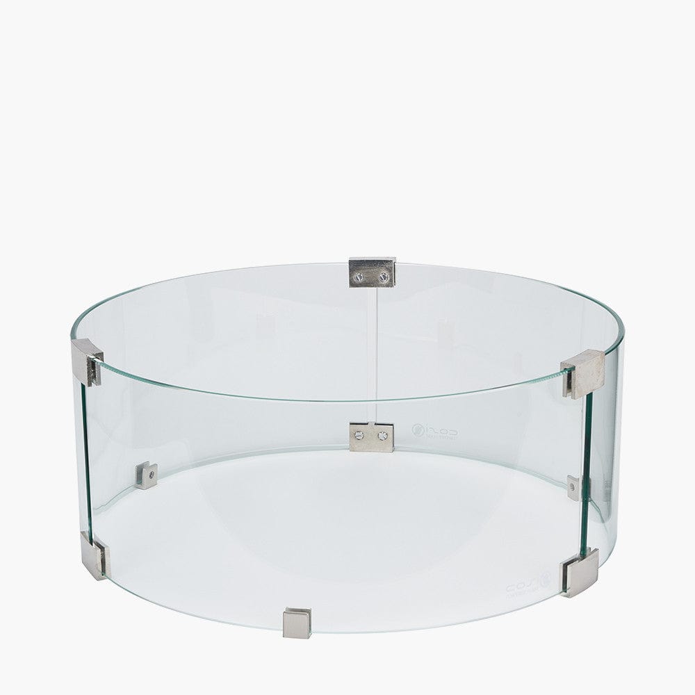 Cosiglass Set Round Fire Pit Large.