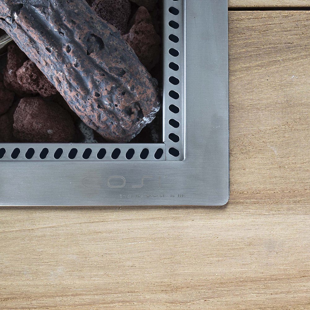 Cosiloft 100 Bar Table White and Teak.