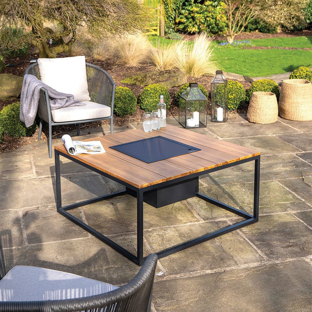 Pacific Lifestyle Outdoors Cosiloft 100 Black and Teak House of Isabella UK