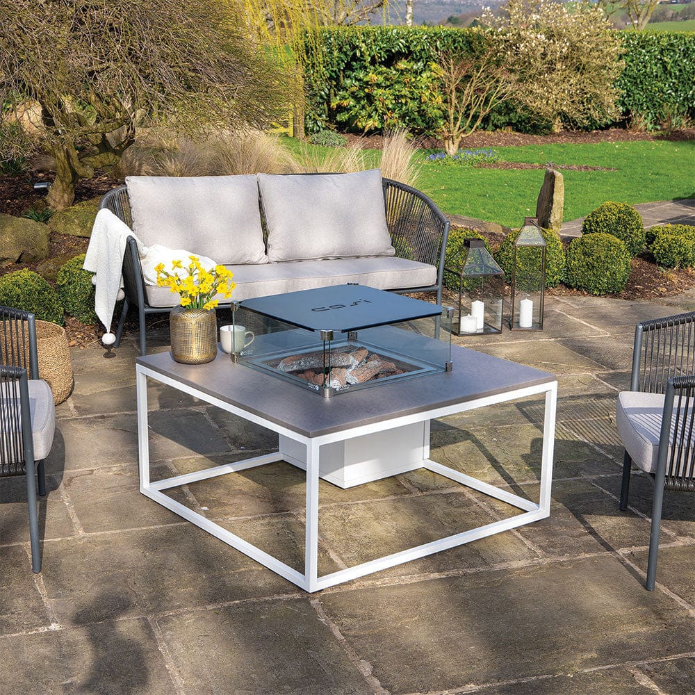 Pacific Lifestyle Outdoors Cosiloft 100 White and Grey House of Isabella UK