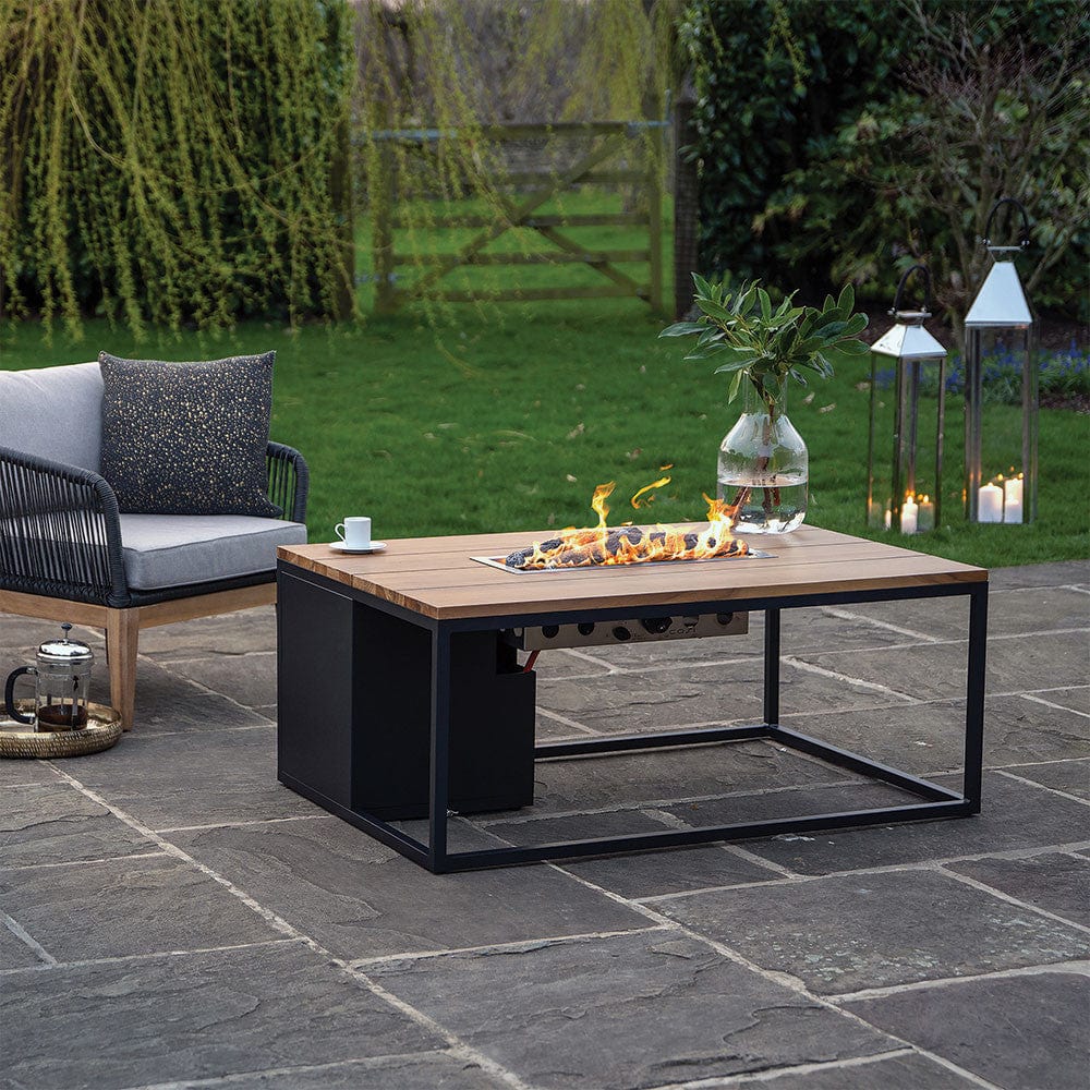 Pacific Lifestyle Outdoors Cosiloft 120 Black and Teak House of Isabella UK