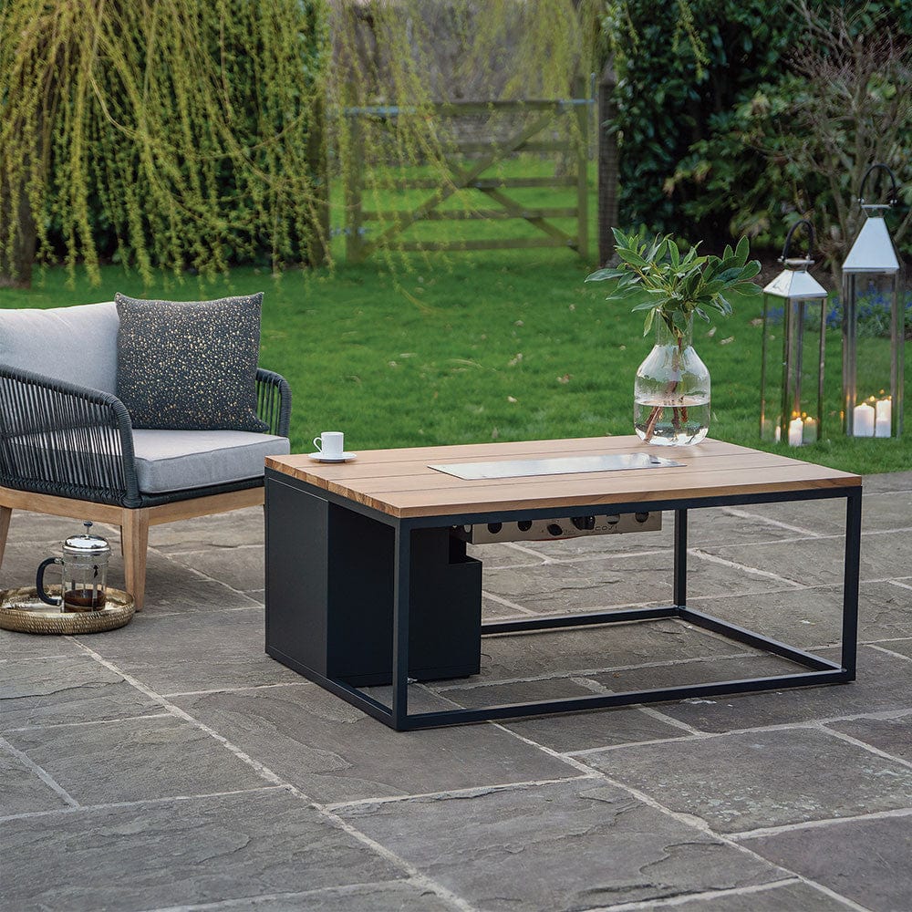 Pacific Lifestyle Outdoors Cosiloft 120 Black and Teak House of Isabella UK