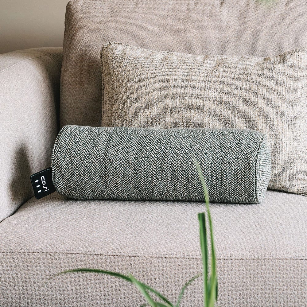 Cosipillow Heated Comfort Bolster Green 45x15cm.