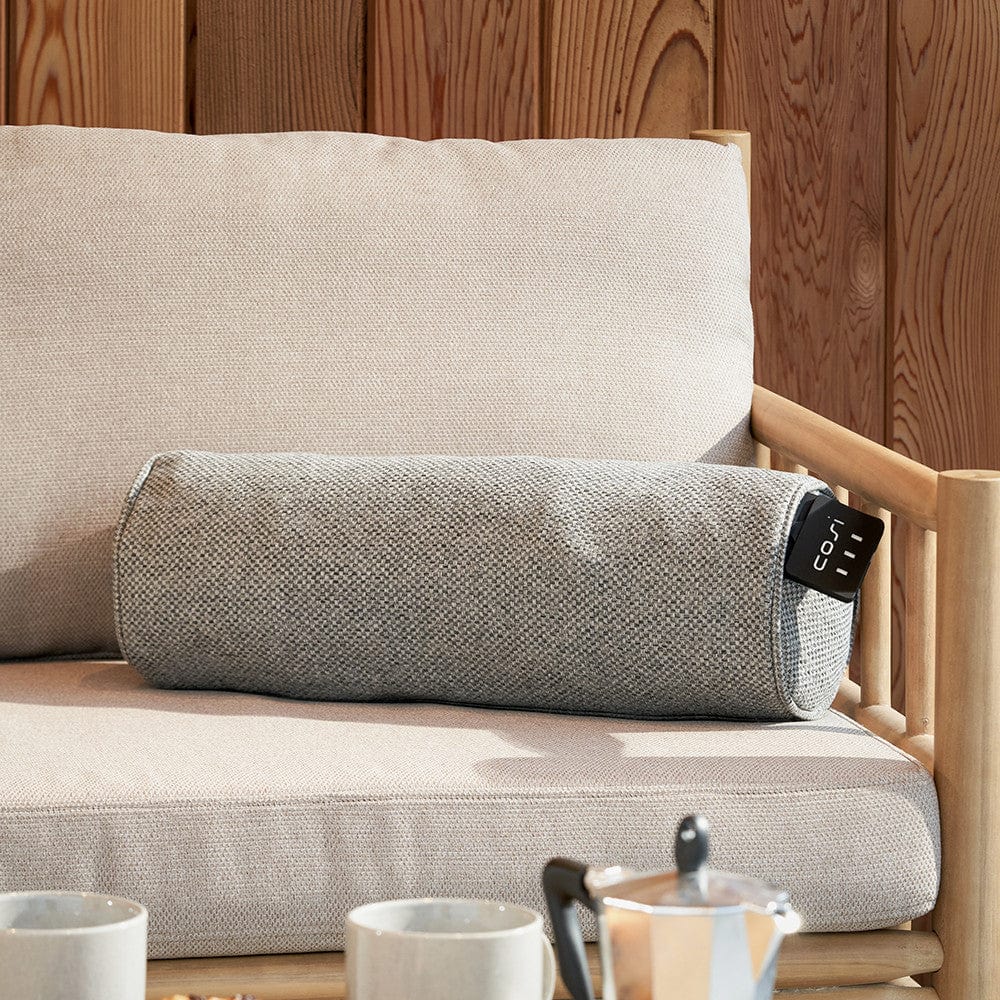 Cosipillow Heated Comfort Bolster Grey 45x15cm.