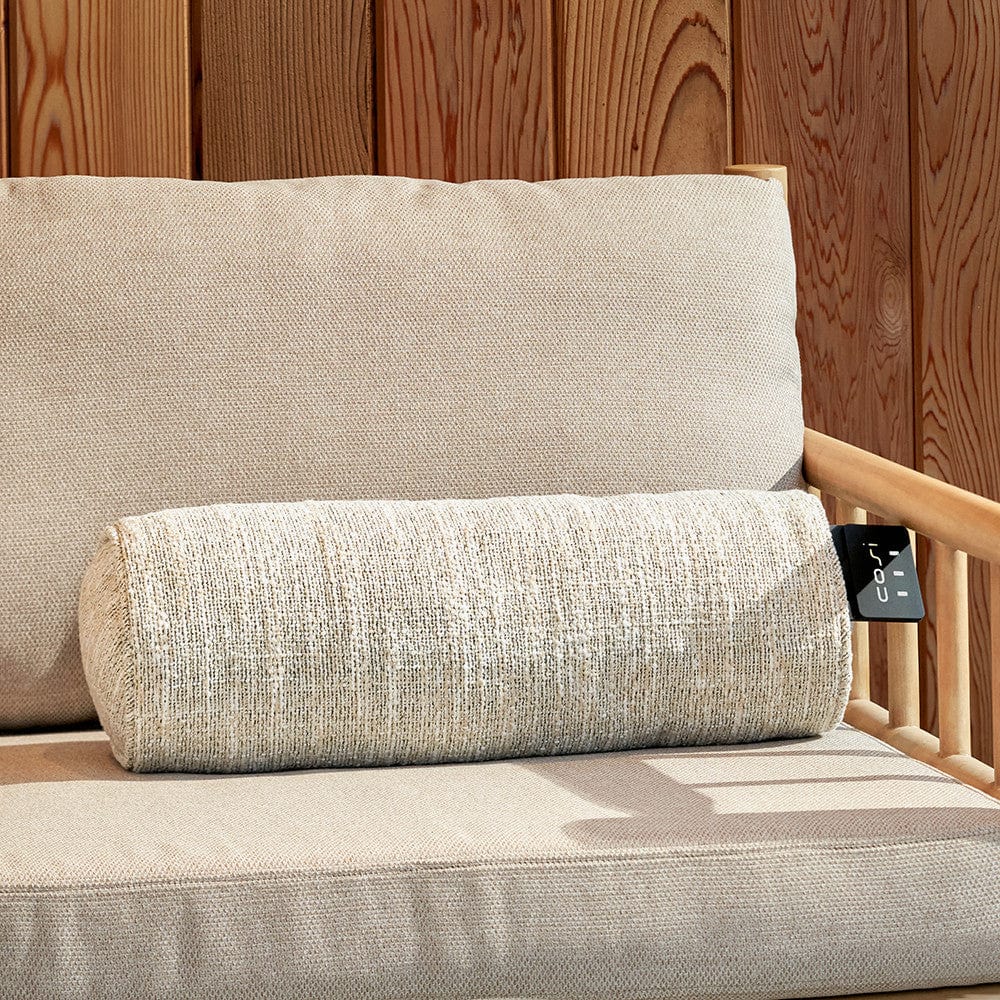 Cosipillow Heated Comfort Bolster Natural 45x15cm.