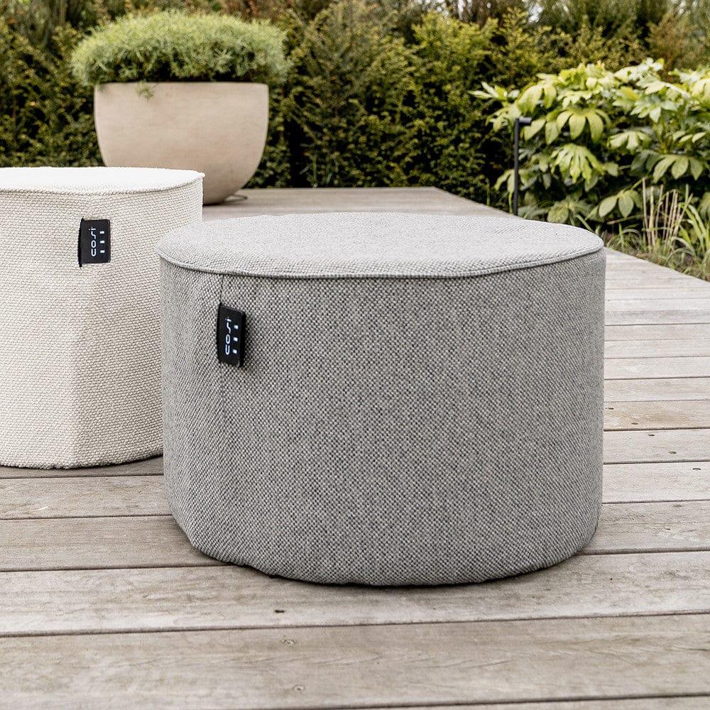 Cosipouf Heated Comfort Grey Low Round 60x38cm high.