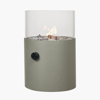 Pacific Lifestyle Outdoors Cosiscoop Extra Large Olive Green Fire Lantern House of Isabella UK