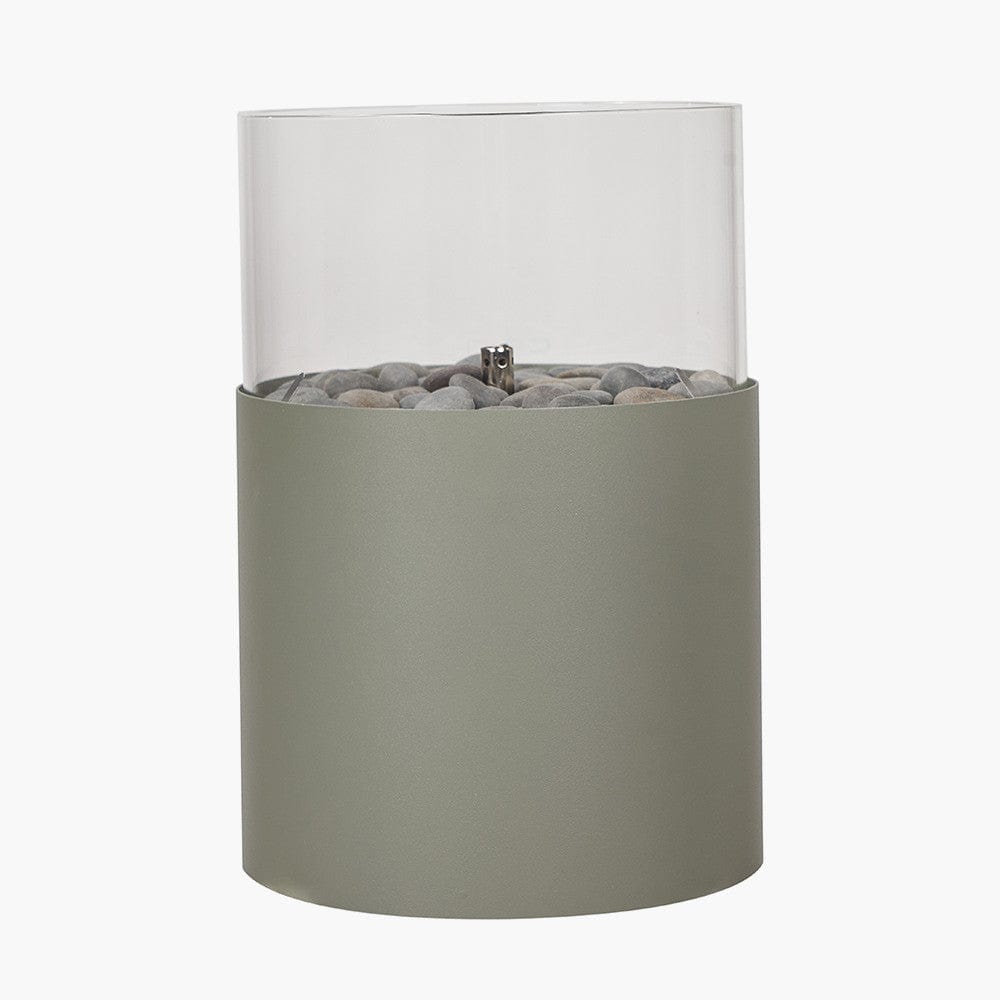 Pacific Lifestyle Outdoors Cosiscoop Extra Large Olive Green Fire Lantern House of Isabella UK