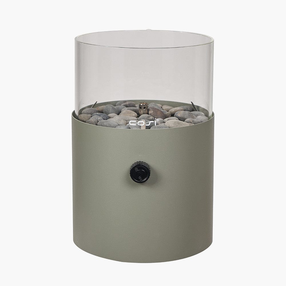 Cosiscoop Extra Large Olive Green Fire Lantern.