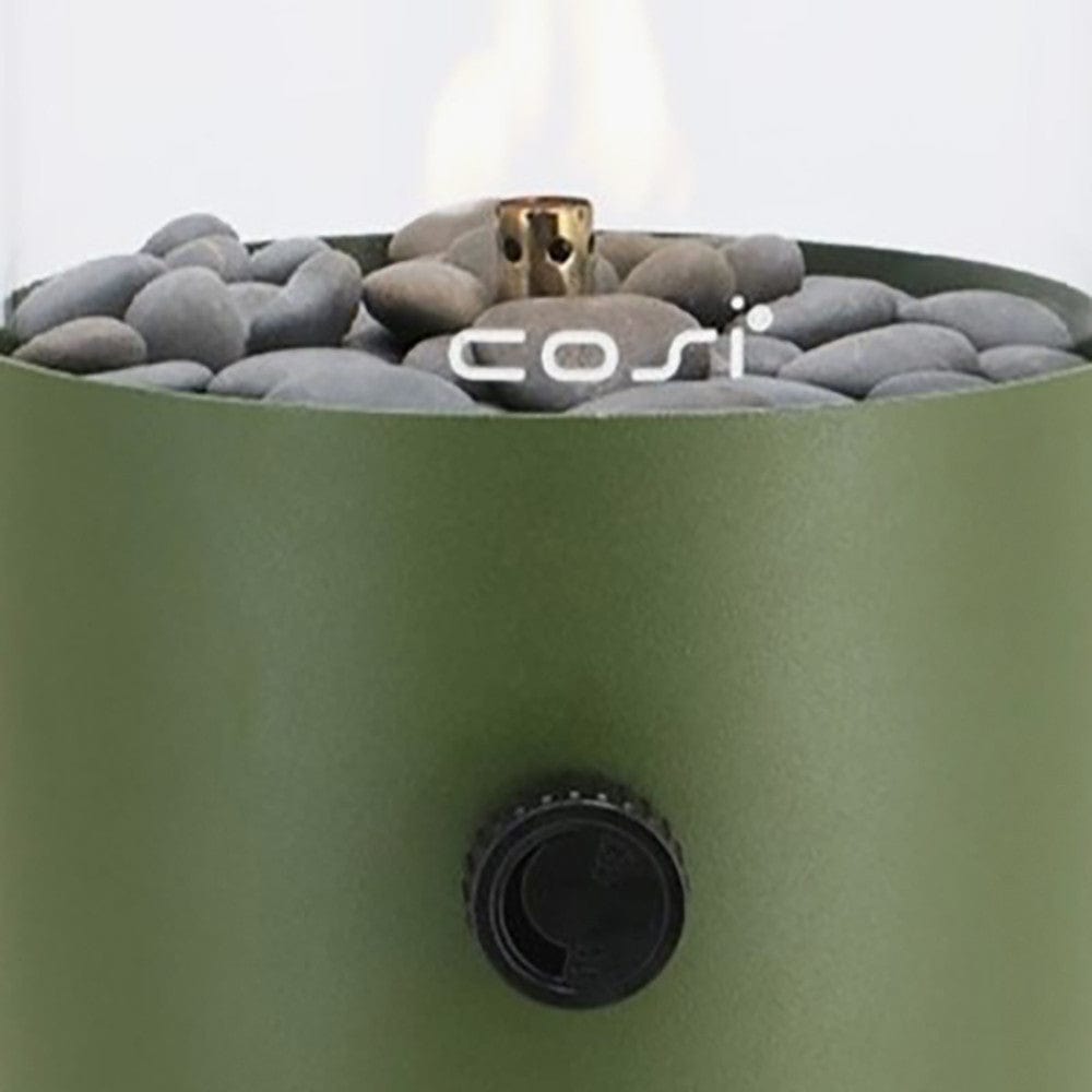Pacific Lifestyle Outdoors Cosiscoop Moss Green Fire Lantern House of Isabella UK