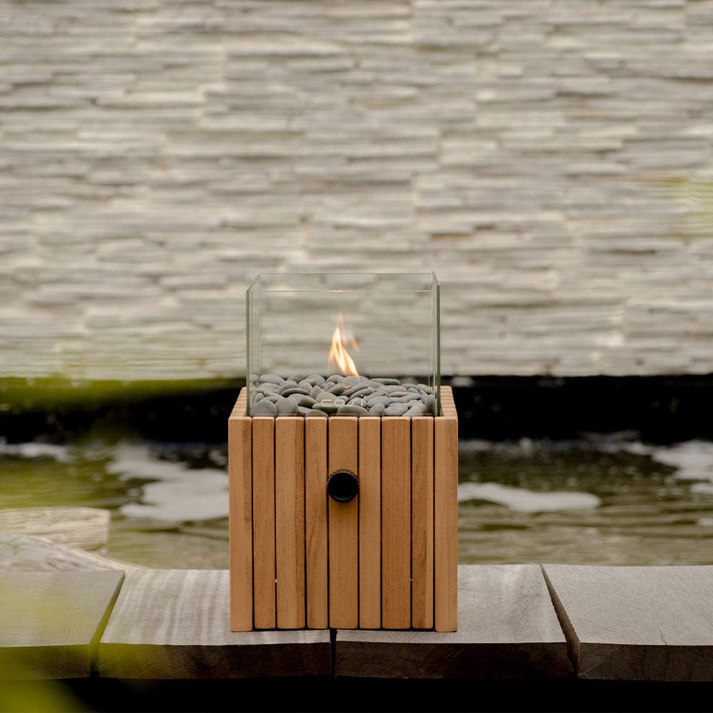 Cosiscoop Timber Square Fire Lantern.