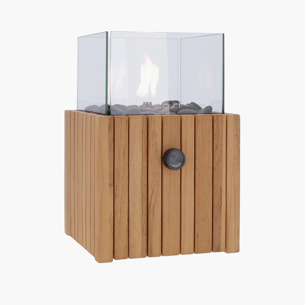 Cosiscoop Timber Square Fire Lantern.
