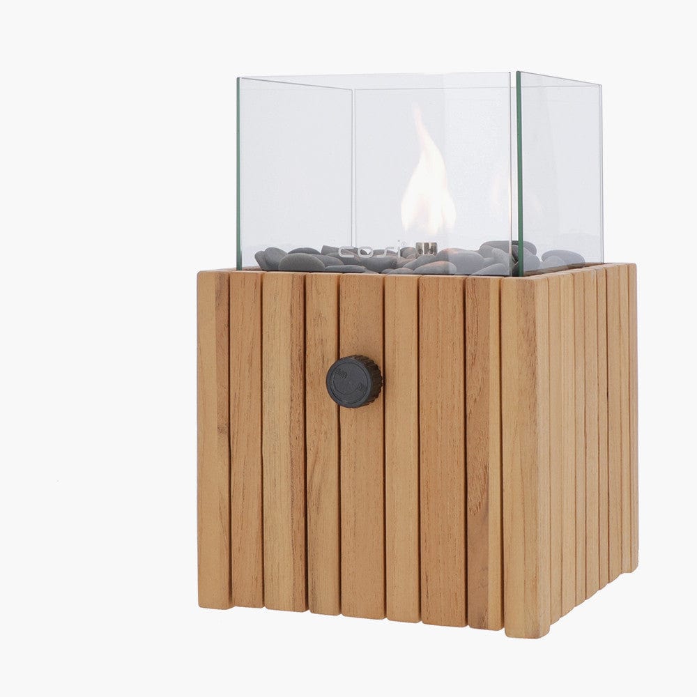 Cosiscoop Timber Square Fire Lantern.