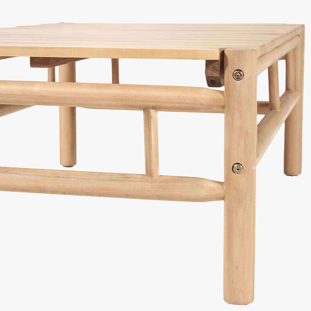 Costa Rica Natural Bamboo Finish Outdoor Seating Set.