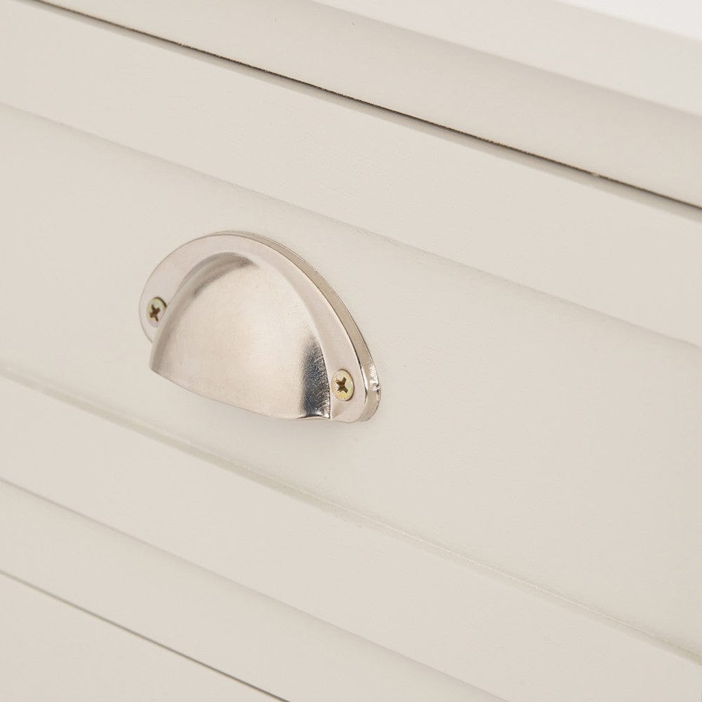 Croft Linen Pine Wood 3 Door 3 Drawer Unit.