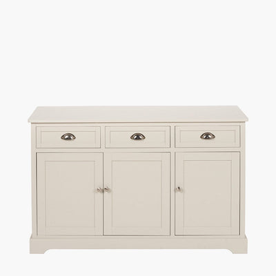 Pacific Lifestyle Outdoors Croft Linen Pine Wood 3 Door 3 Drawer Unit House of Isabella UK