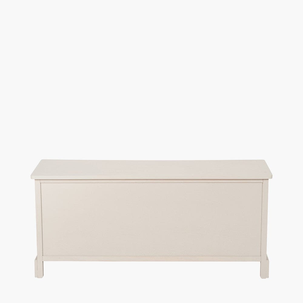 Croft Linen Pine Wood 3 Drawer Unit.