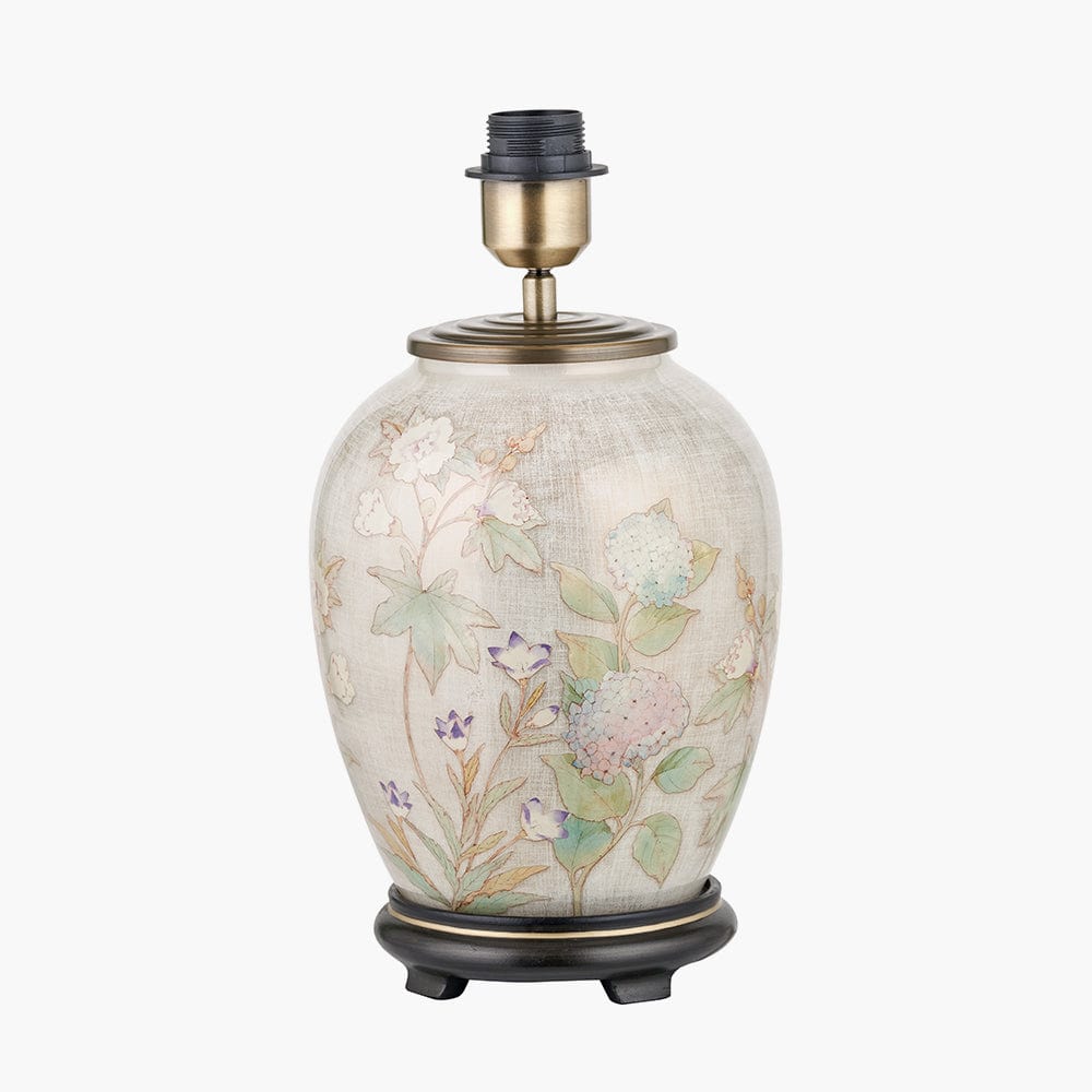 Daikon Flower Medium Glass Table Lamp Base.