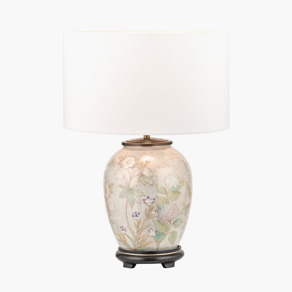 Daikon Flower Medium Glass Table Lamp Base.