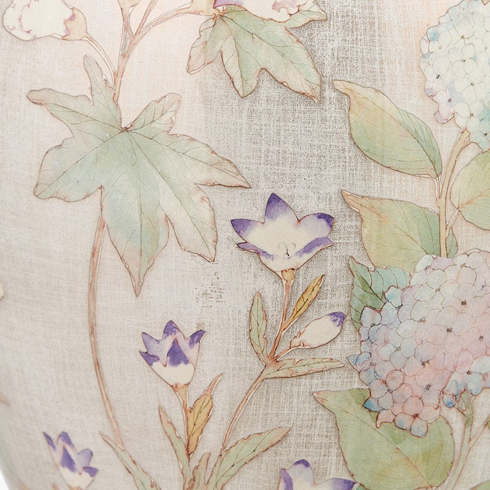 Daikon Flower Medium Glass Table Lamp Base.