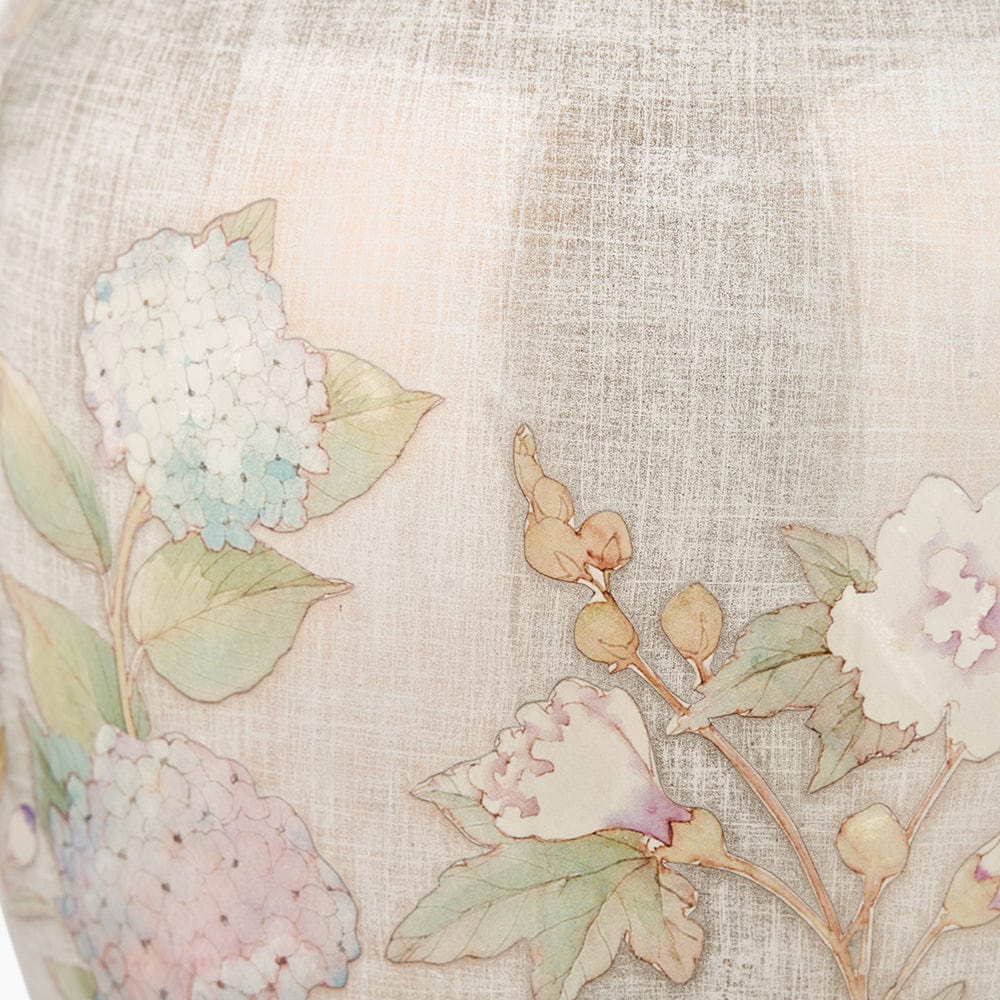 Daikon Flower Medium Glass Table Lamp Base.