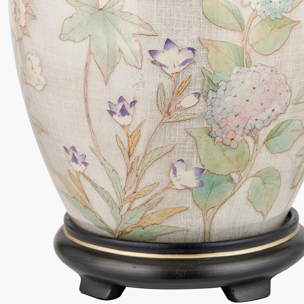 Daikon Flower Medium Glass Table Lamp Base.