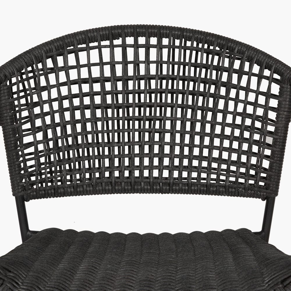 Dakota Black Outdoor 4 Seater Dining Set.