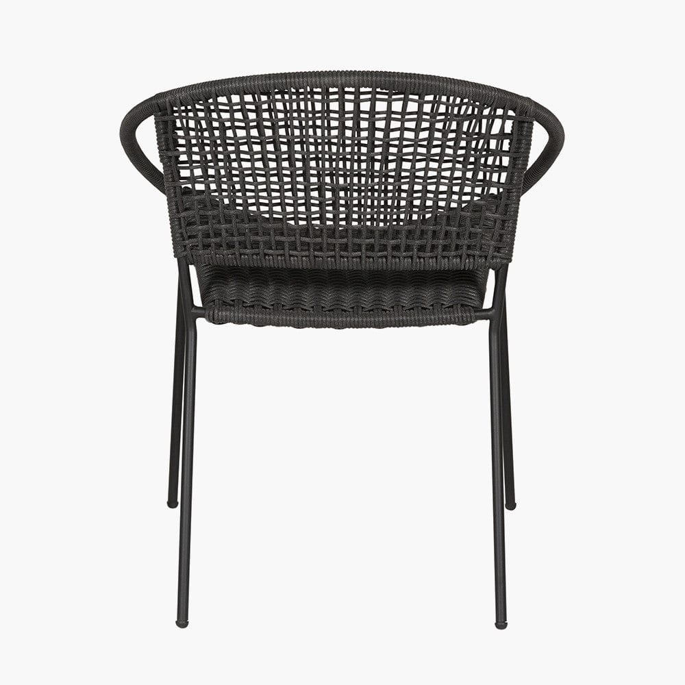 Dakota Black Outdoor Bistro Set.