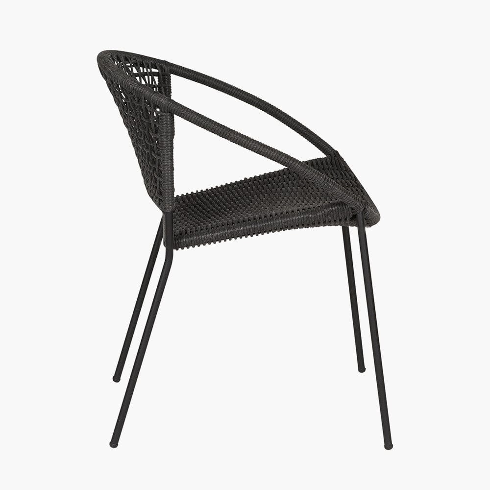 Dakota Black Outdoor Bistro Set.