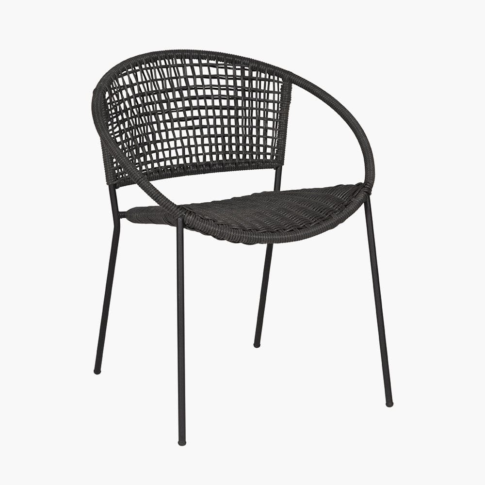 Dakota Black Outdoor Bistro Set.
