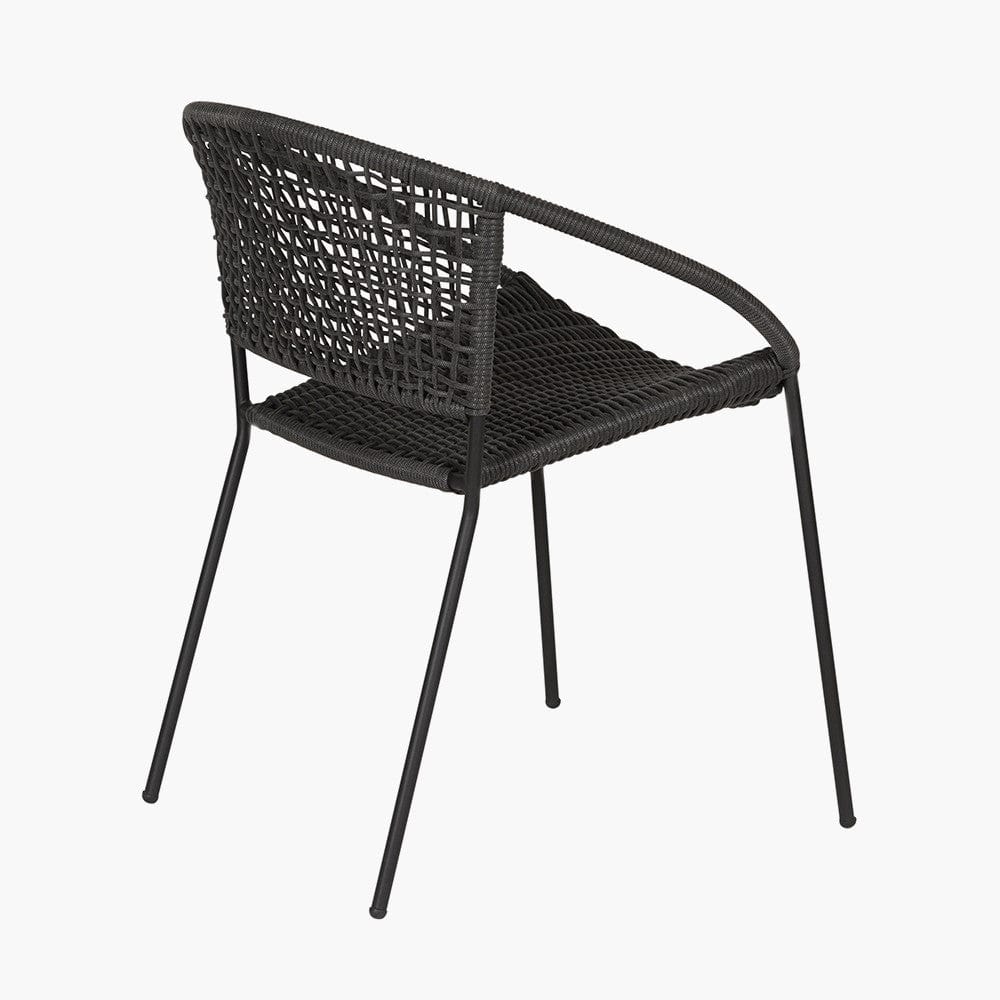Dakota Black Outdoor Bistro Set.