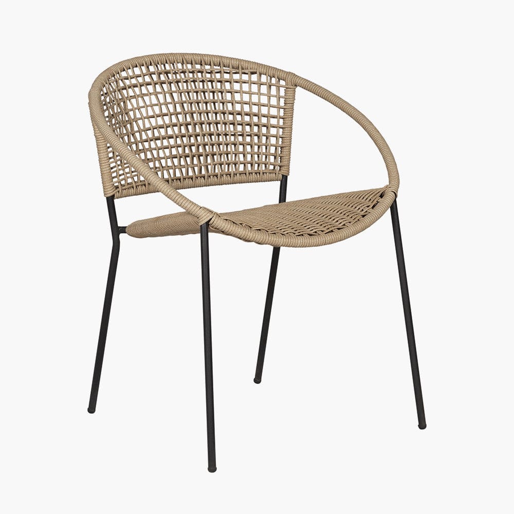 Pacific Lifestyle Outdoors Dakota Natural Wheat Outdoor 4 Seater Dining Set House of Isabella UK