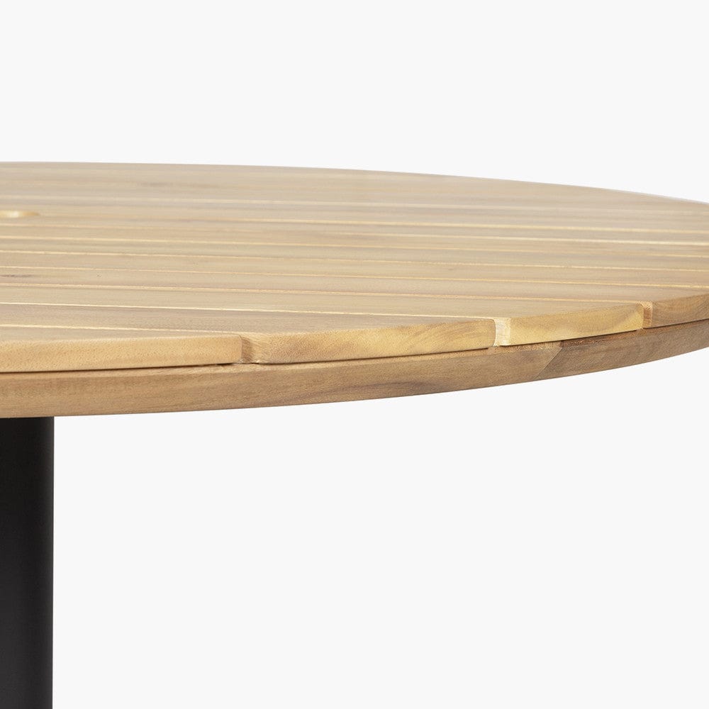 Pacific Lifestyle Outdoors Dakota Natural Wheat Outdoor 4 Seater Dining Set House of Isabella UK