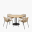 Pacific Lifestyle Outdoors Dakota Natural Wheat Outdoor 4 Seater Dining Set House of Isabella UK