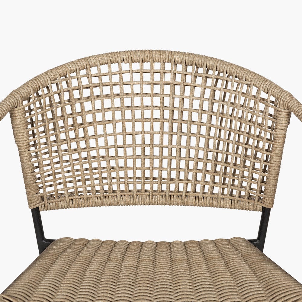 Dakota Natural Wheat Outdoor Bistro Set.