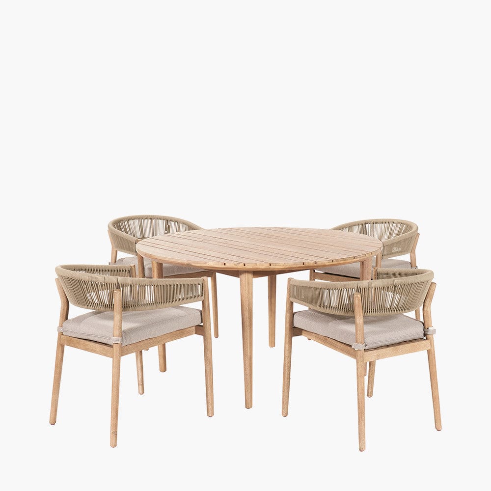 Denver Sage Green 4 Seater Dining Set.