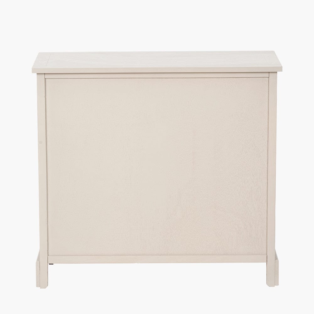 Devonshire Putty Pine Wood 2 Drawer 4 Basket Unit.