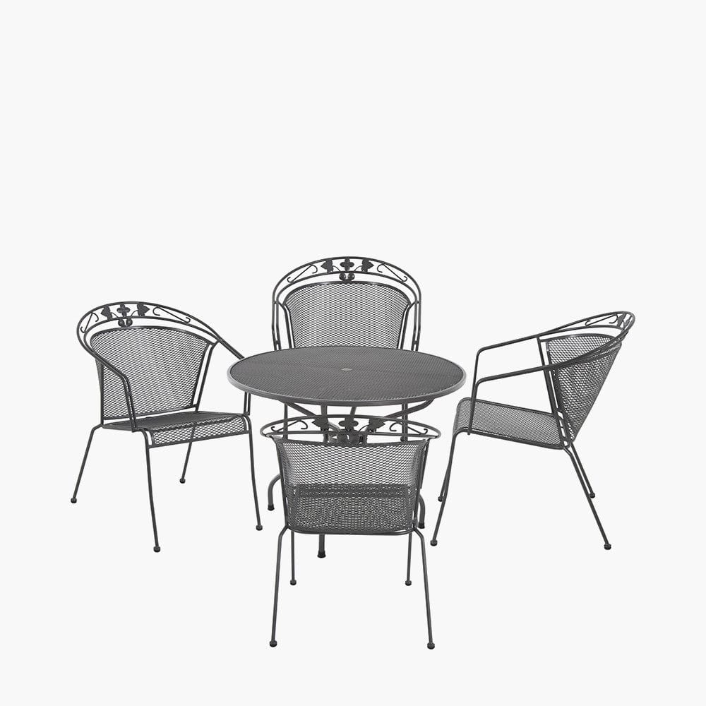 Elegance Round 4 Seater Dining Set.