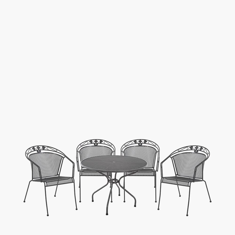 Elegance Round 4 Seater Dining Set.