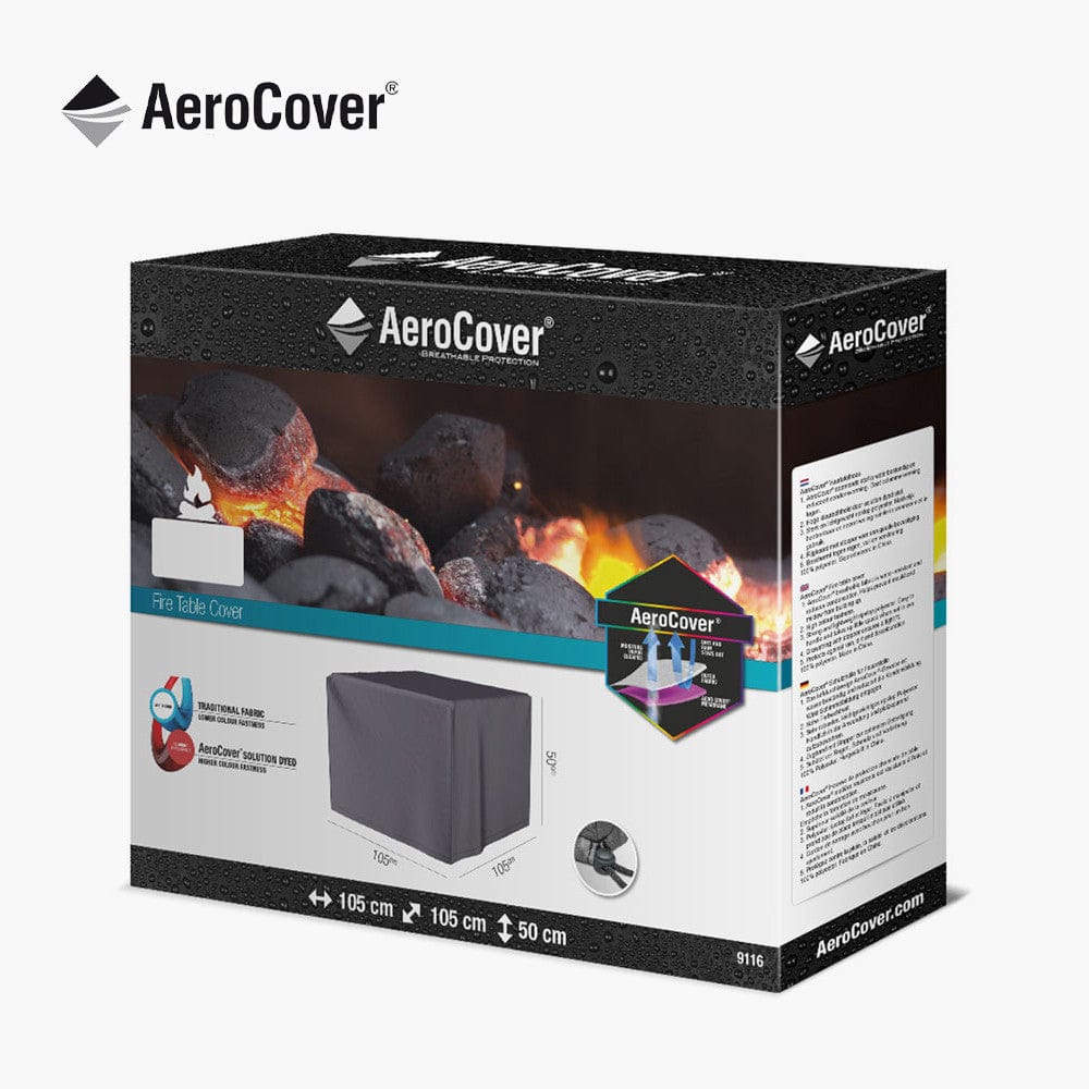 Firetable Aerocover 105x105x50cm high.