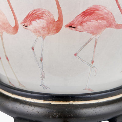 Pacific Lifestyle Outdoors Flamingo Medium Glass Table Lamp Base House of Isabella UK