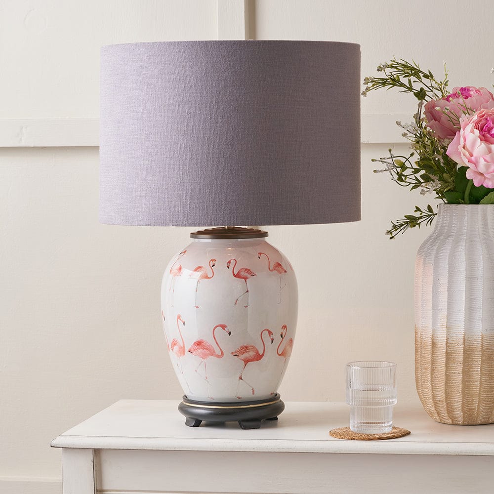 Flamingo Medium Glass Table Lamp Base.