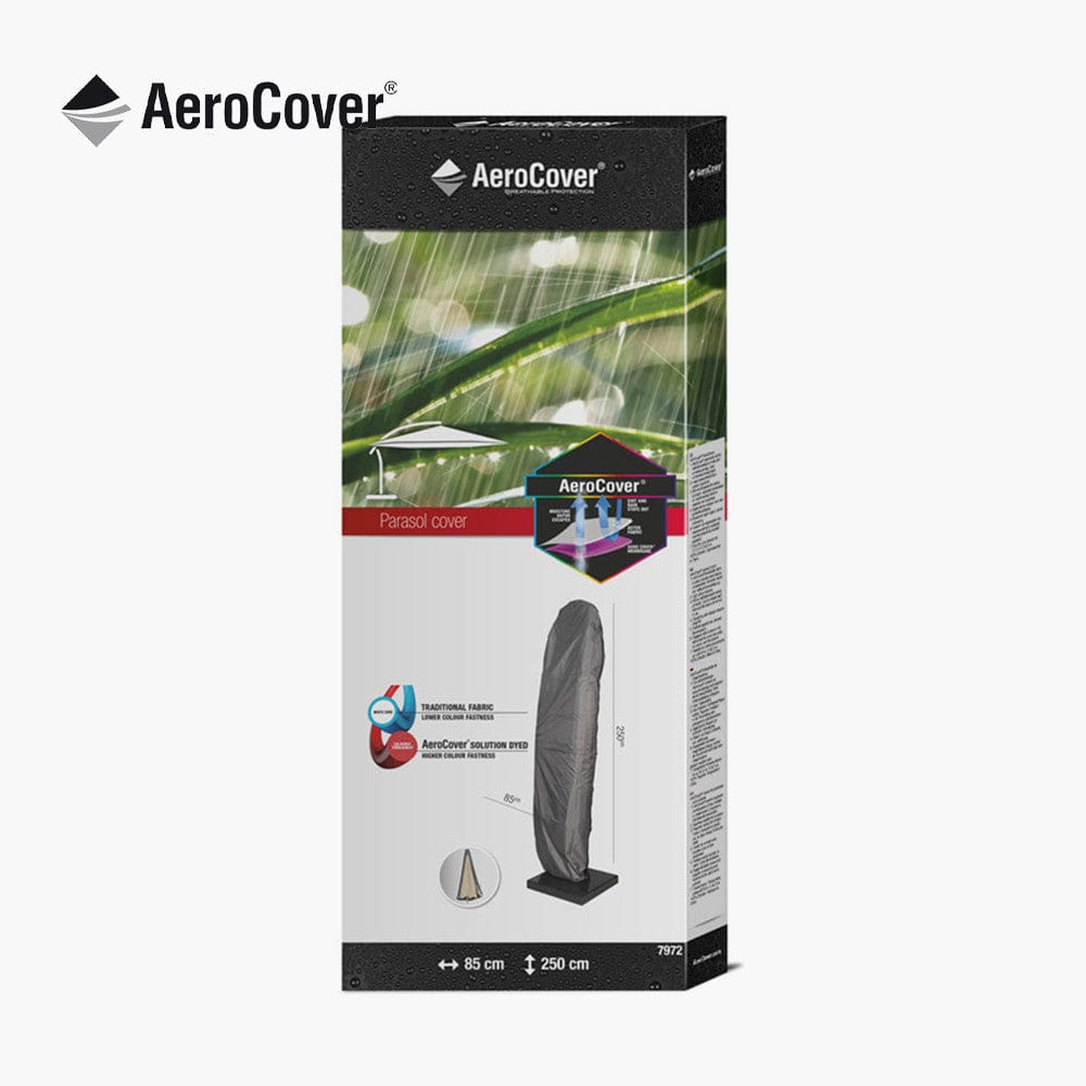 Free Arm Parasol Aerocover 250 x 85cm.