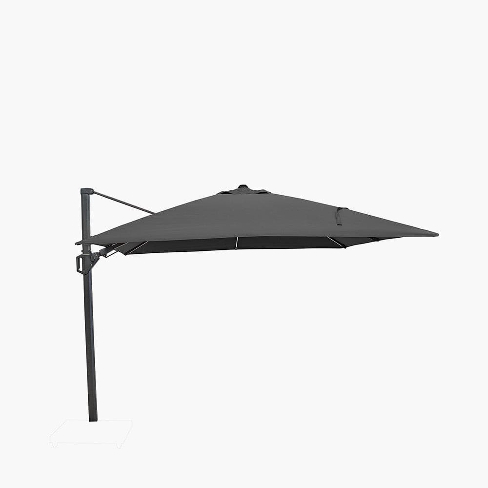 Glow Challenger T2 3m Square Anthracite Parasol.