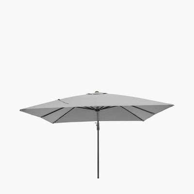 Pacific Lifestyle Outdoors Glow Challenger T2 3m Square Luna Grey Parasol House of Isabella UK