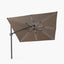 Glow Challenger T2 3m Square Premium Havana Taupe Free Arm Parasol.