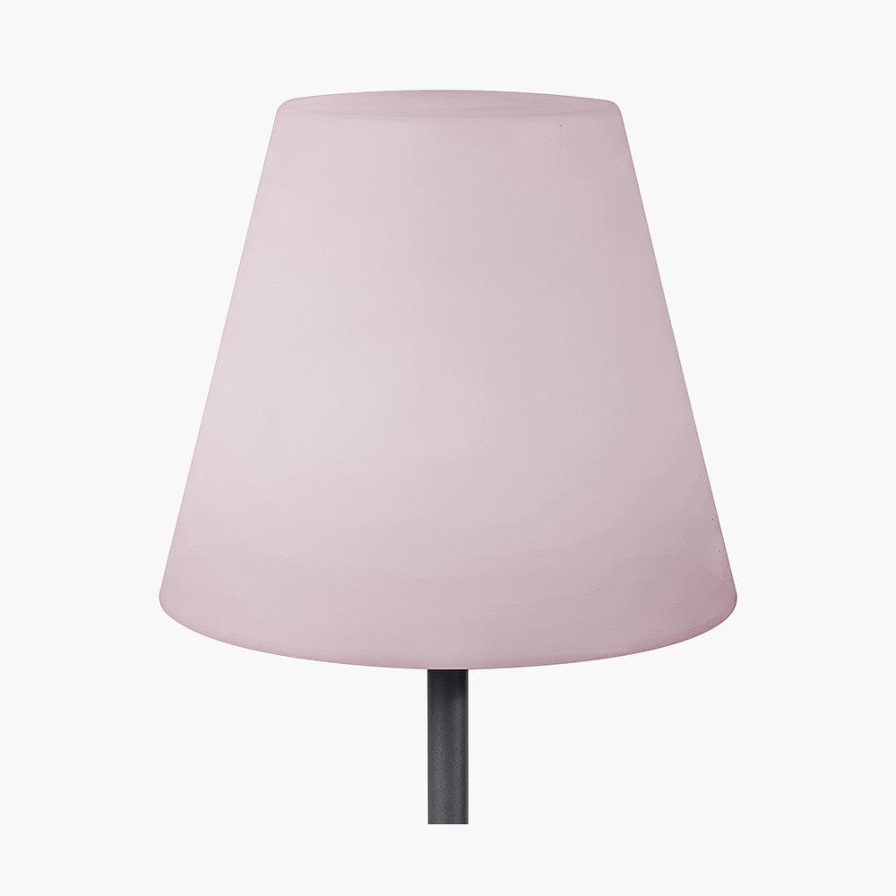 Grey Metal Outdoor Floor Lamp.